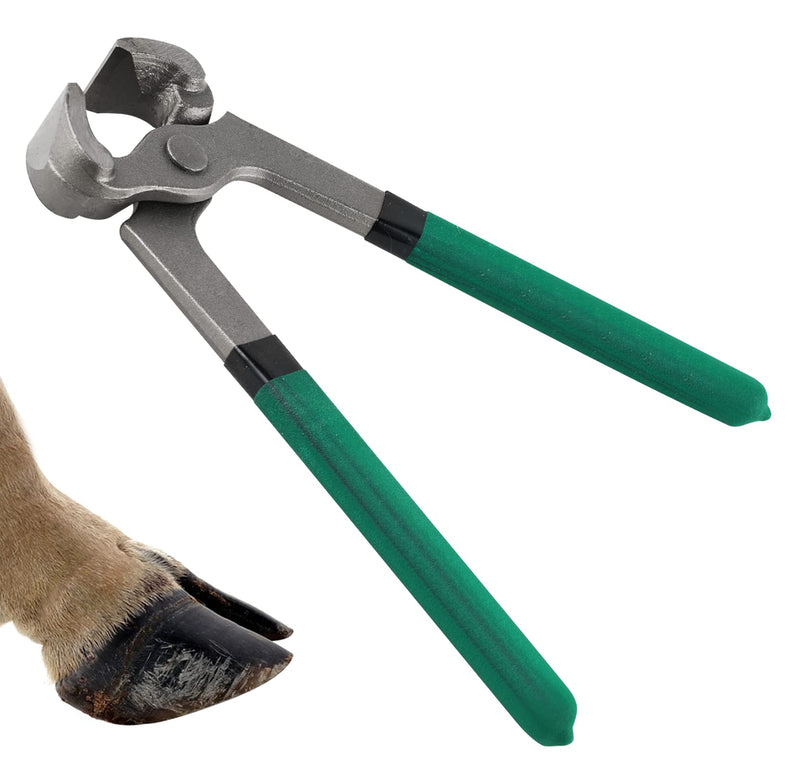 Goats Hoof Nipper 8" Carbon Steel Farrier Tool Multi-Purpose Hoof Trimmers with Plastic Grips for Cattle Sheeps Horses 8in. Green - BeesActive Australia
