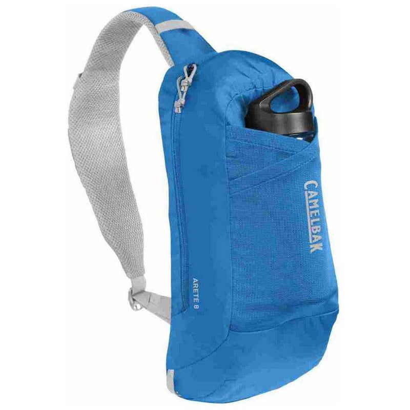 CamelBak Arete Sling 8 Hiking Pack with Carry Cap Bottle Indigo Bunting/Silver