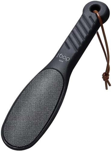 Foot rasp Pedicure Foot File - Removes Damaged and Hard Skin, Avoids Callus Buildup – Gentle, Fine File for At-Home Professional Treatment (Black, Waterproof, Comes with Original Pouch)