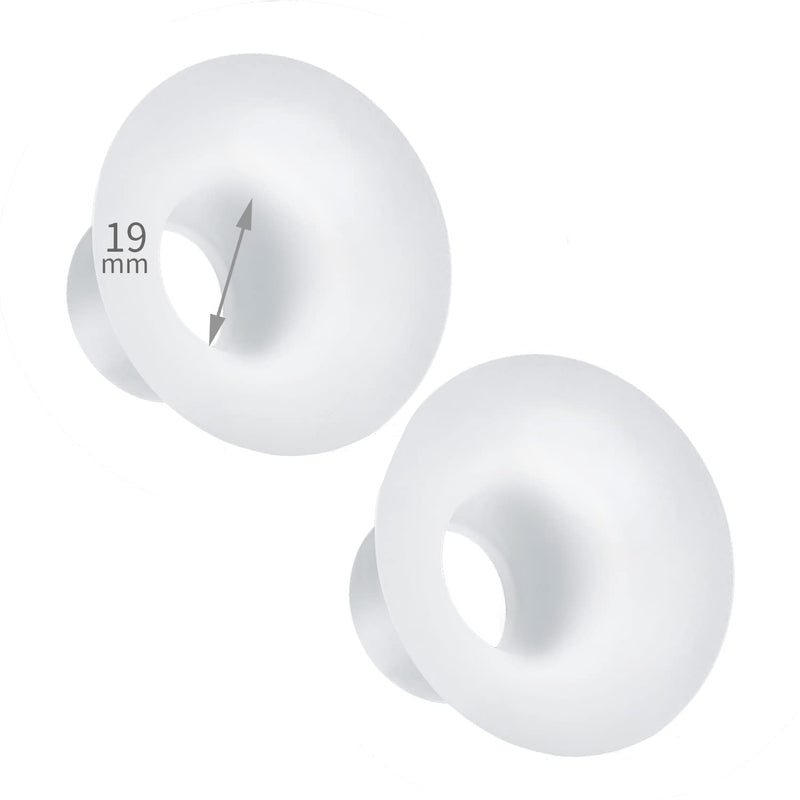 Flange Inserts 19mm for Medela/Spectra/Elvie/Motif Luna/Ameda MYA Breastpump 24mm Breast Shields. Reduce 24mm Nipple Tunnel Down to 19mm;2pc/Each - BeesActive Australia
