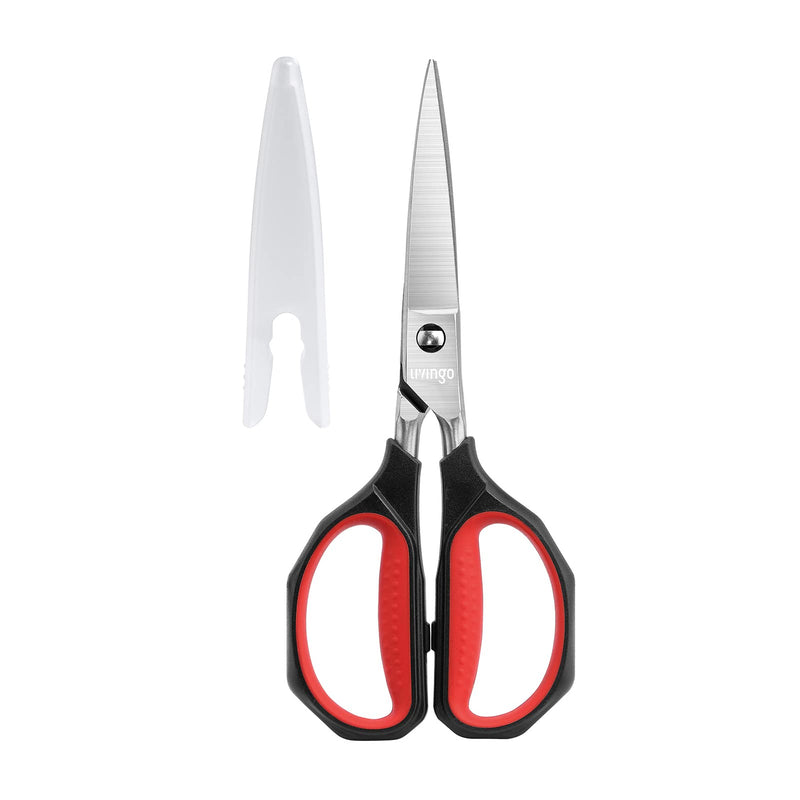 LIVINGO Kitchen Shears Heavy Duty: Cooking Scissors Dishwasher Safe Come Apart Sharp Forged Stainless Steel Blade Utility Food All Purpose for Cutting Poultry Chicken Meat Bones Vegetable, 8.5 inches - BeesActive Australia