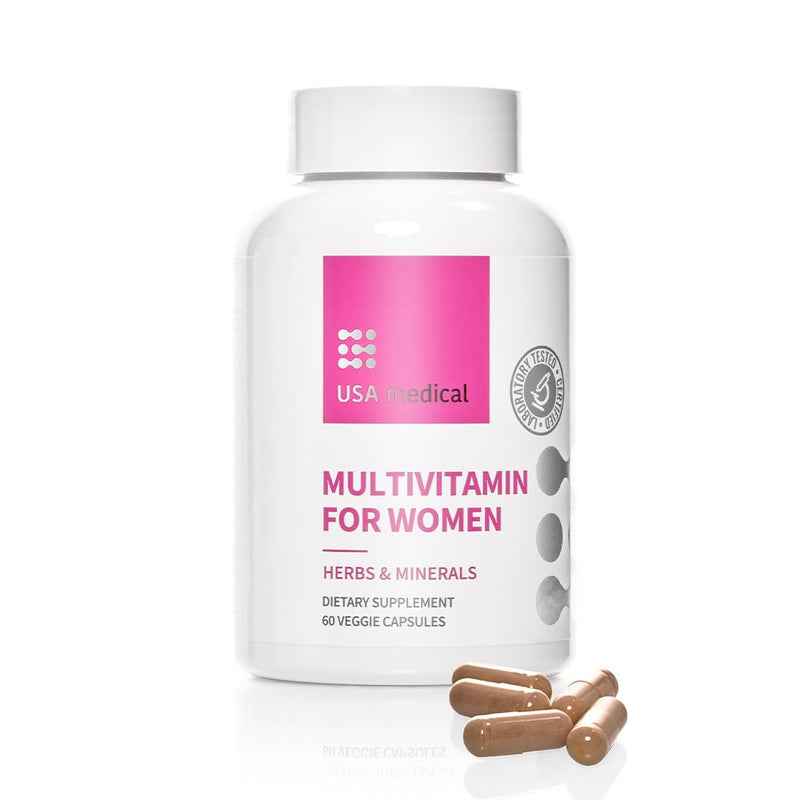 Women's Multivitamin with Vitamins & Minerals, 60 Capsules