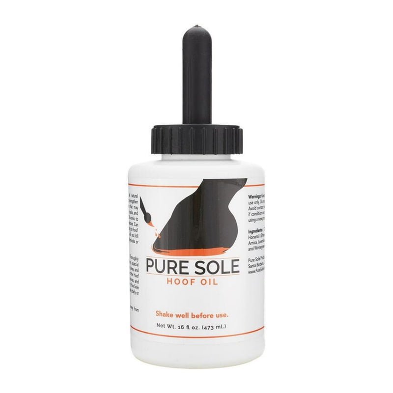 Hoof Oil - All Natural Hoof Conditioner for Horses with Hoof Oil Brush Applicator - Strengthens, Moisturizes and Treats Hoof Problems - 16 fl oz. - BeesActive Australia