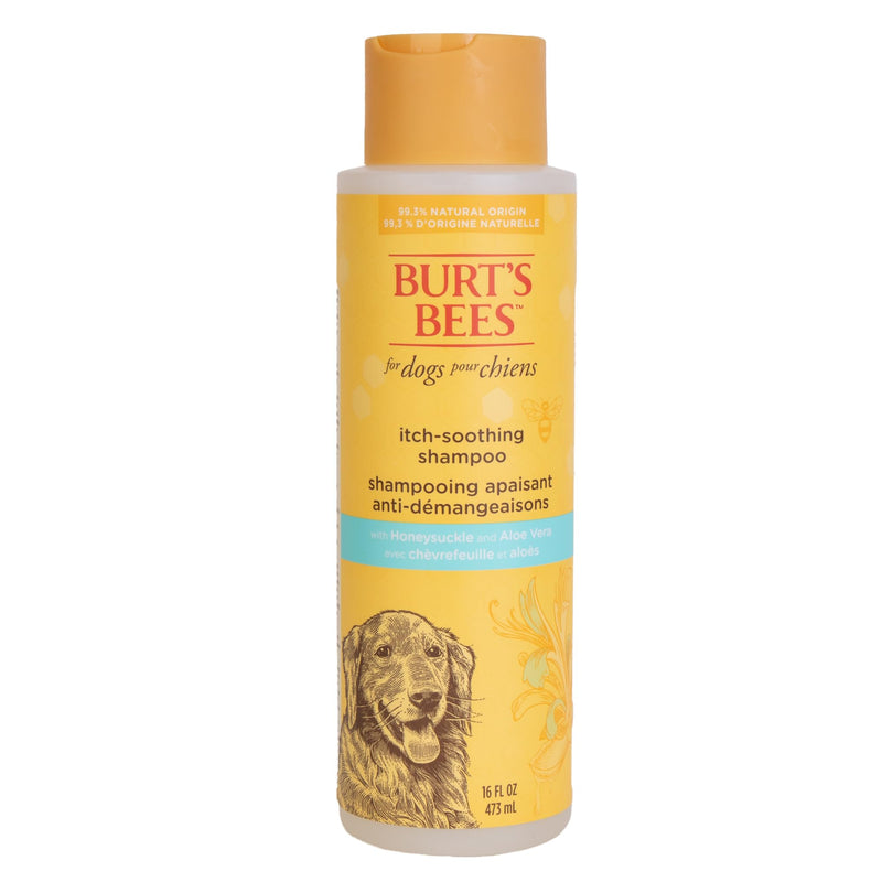 Burt's Bees for Pets Itch Soothing Shampoo with Honeysuckle, 95% Natural Origin Formulas, Dog Shampoo for Itchy Dogs, Dog Shampoo Itchy Skin Relief, 16 oz Unscented 16 Fl Oz (Pack of 1) - PawsPlanet Australia