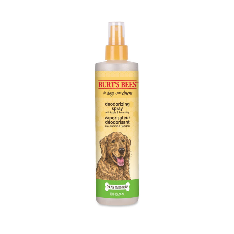 Burt's Bees for Pets Deodorizing Spray for Dogs with Apple and Rosemary, 99.7% Natural Origin Formulas, Waterless Dog Shampoo - Gentle Dry Shampoo for Dogs, Best Dog Shampoo, 10 oz Unscented 10 Fl Oz (Pack of 1) - BeesActive Australia