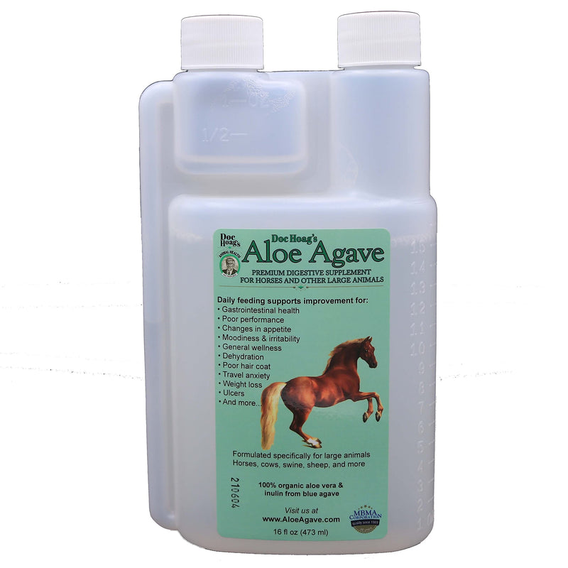 Original Udder Balm Doc Hoag’s Aloe Vera+Agave Premium Horse Supplement for Gut Health, Natural Equine Gastric Support & Stress Relief, Support Ulcer Improvement for Horses and Other Large Animals 16 Fl Oz - BeesActive Australia