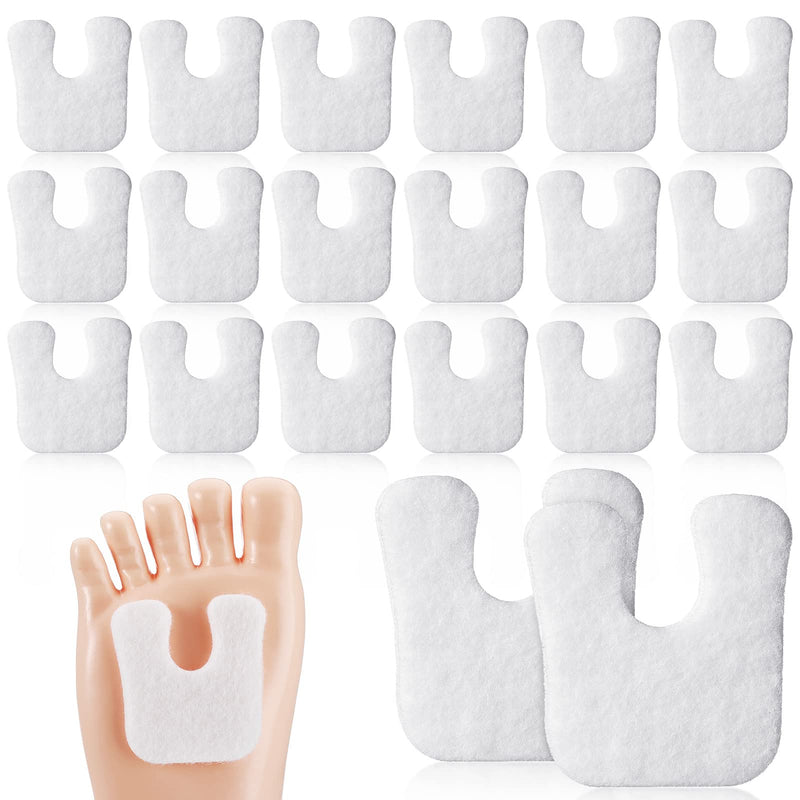 Janmercy 80 Pcs Callus Cushions U Shaped Felt Callus Pads Self Adhesive Soft Callous Pads Foot for Protect Calluses from Rubbing on Shoes Pain Relief Foot Care - BeesActive Australia