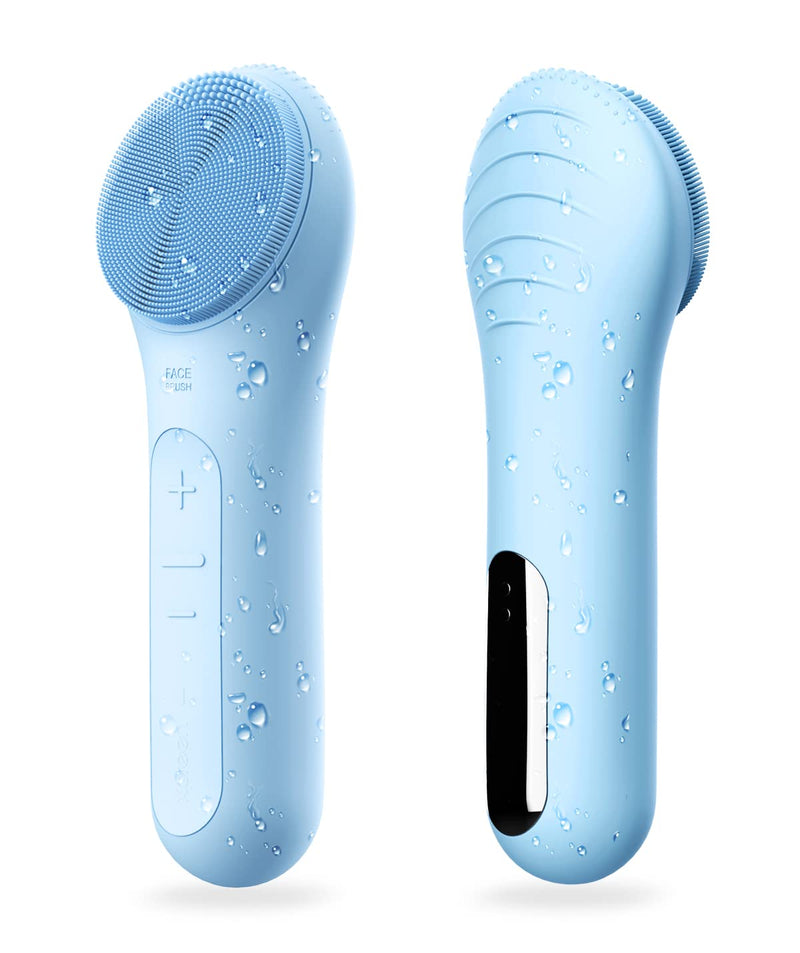 NågraCoola CLIE Sonic Face Scrubber, Waterproof Face wash Brush for Men & Women, Rechargeable Face Brushes for Cleansing and Exfoliating, Electric Facial Cleanser Brush - Mint - BeesActive Australia