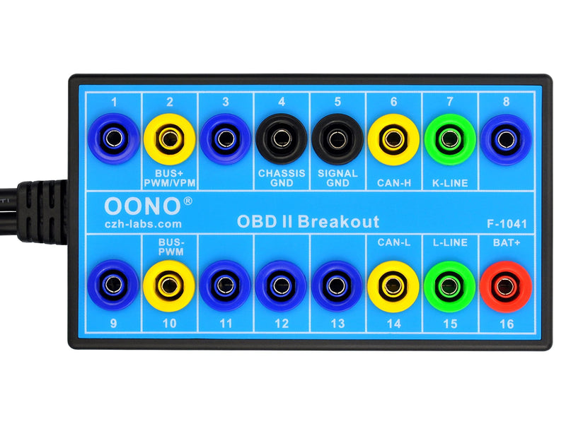 OBD-II Breakout Diagnostic Box, OBD2 Pinout Tester Detector - BeesActive Australia
