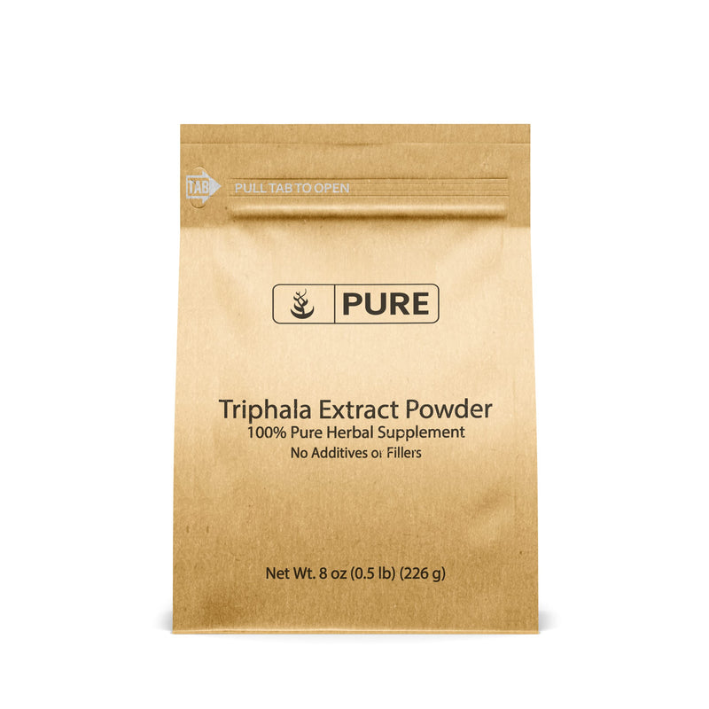 PURE ORIGINAL INGREDIENTS Triphala Extract Powder (8 oz) Pure, Naturally Sourced, No Additives or Fillers 8 Ounce (Pack of 1) - BeesActive Australia