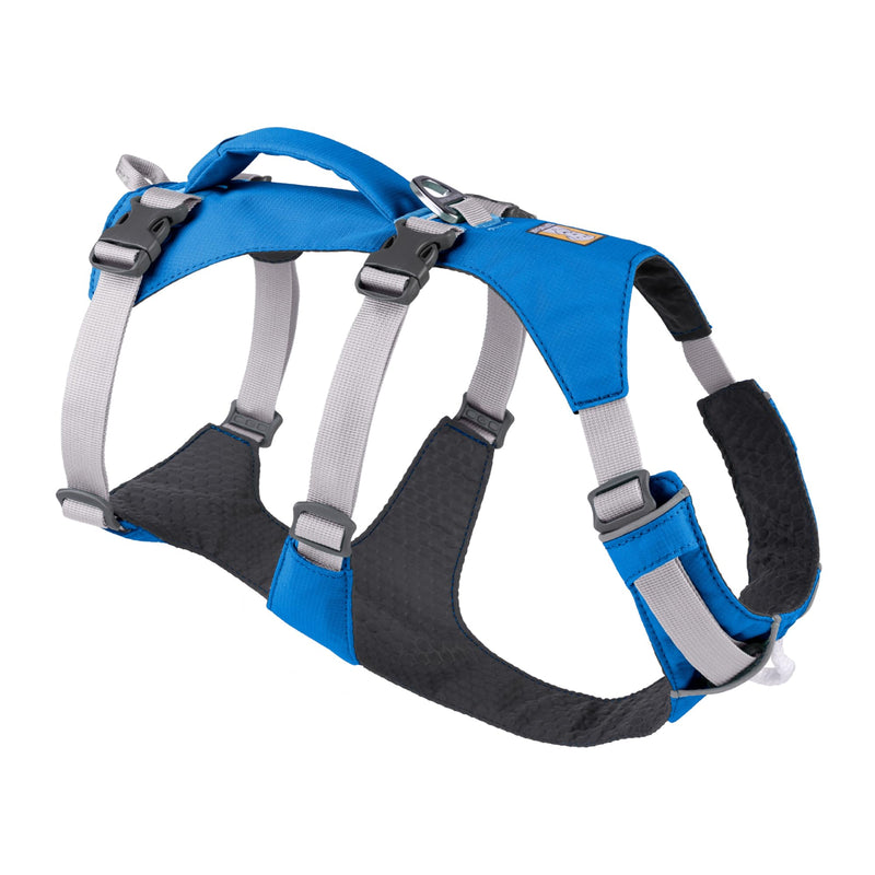 Ruffwear, Flagline Dog Harness, Lightweight and Reflective, No Pull Dog Lift Harness for Hiking, Running and Everyday Use, Blue Dusk, Medium - BeesActive Australia