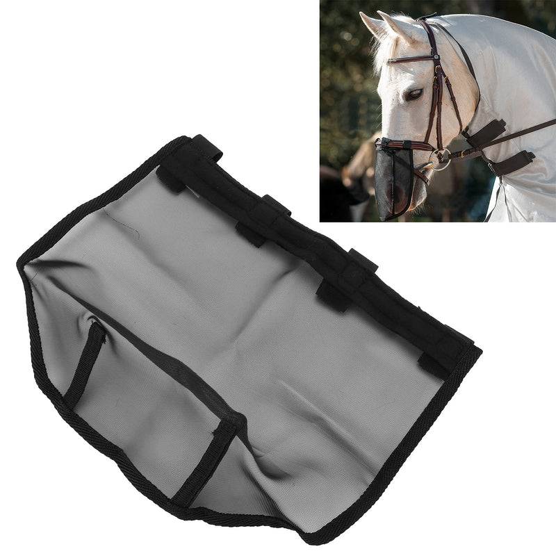 Horse Fly Nose Net, Breathable Horse Nose Filter Nose Cover for Horse Reduces Head Shaking(M) M