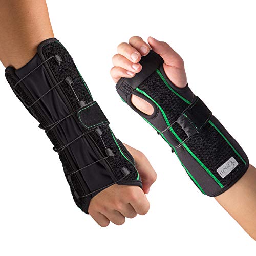 Forearm and Wrist Support Splint Brace 10.62" Length Reversible Wrist Brace for Carpal Tunnel for Men Women, Arm Compression Brace for Night Splint(Update Right & Left, Freesize)