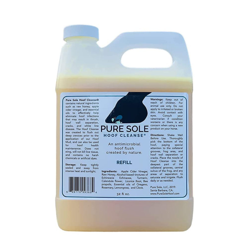 Horse Hoof Cleaner, Thrush and White Line Treatment for Horses, Hoof Cleanse, All Natural Horse Hoof Care Products to Maintain A Healthy Hoof 32oz refill - BeesActive Australia