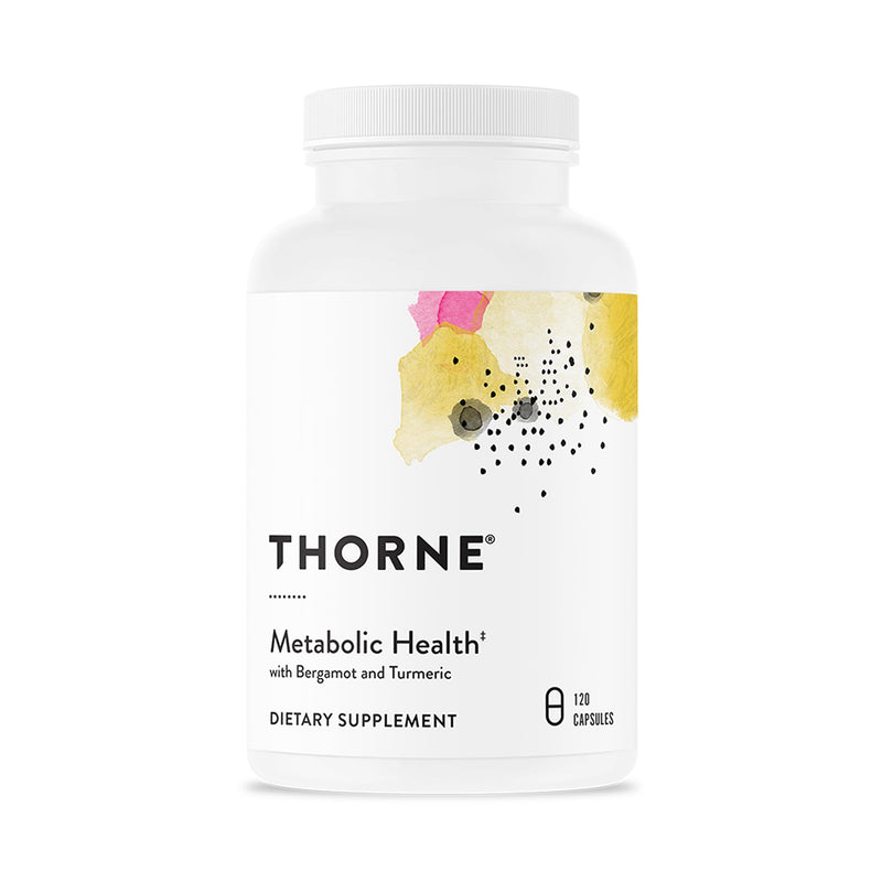 THORNE Metabolic Health, Bergamot & Curcumin Phytosome, 120 Capsules | Weight Management Supplement, Supports Healthy Fat Metabolism to Promote a Healthy Liver*, NSF Contents Certified