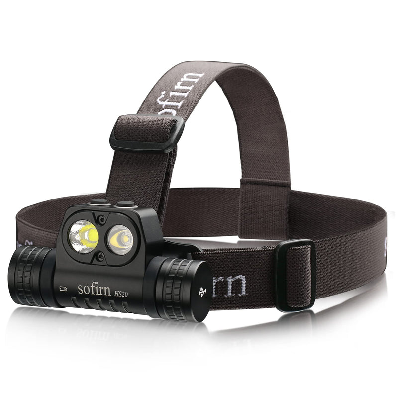 sofirn HS20 LED Headlamp Rechargeable, 2700 High Lumen Headlight, Super Bright Headlamp with Floodlight and Spotlight, USB C Charging Port for Hard Hat, Hiking, Camping, Emergency HS20-brighter version - BeesActive Australia