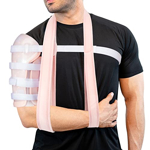 Sarmiento Brace - Humeral Shaft Fracture Splint Humeral Fracture Brace for Broken Upper Arm Shoulder Bicep Left/Right Arm Long-Bone Humerus Fracture for Men and Women (XL) XL