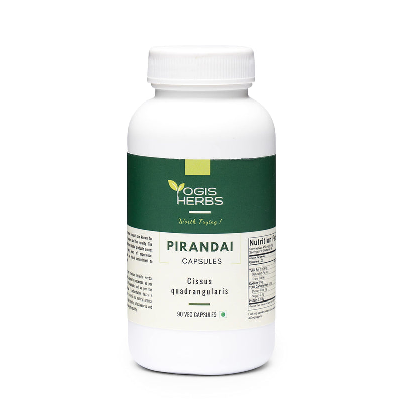 Pirandai Capsules (Cissus Quadrangularis) 90 Veg Capsules - BeesActive Australia