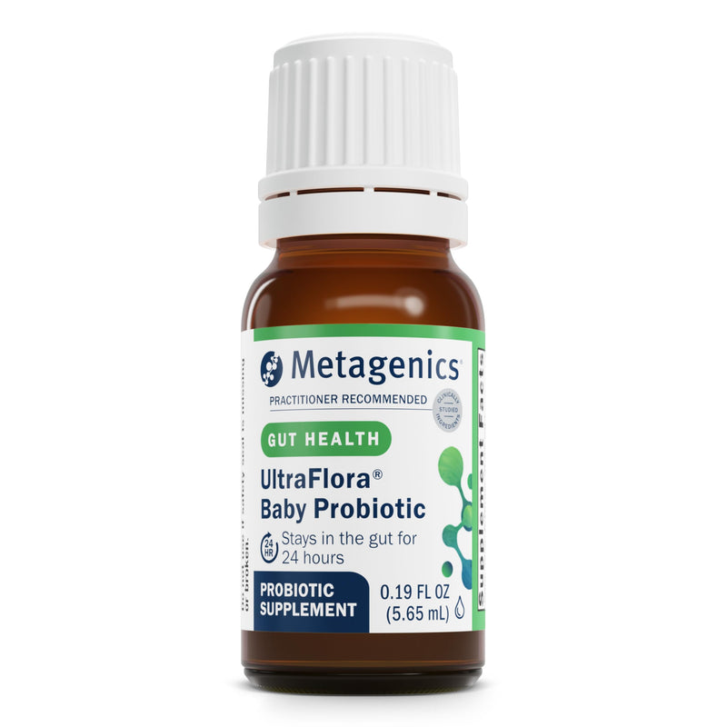 Metagenics UltraFlora Baby Probiotic Drops, 0.19 fl oz | Baby Probiotic Drop for Babies and Young Children, with Bifidobacterium Animalis and Lactobacillus Rhamnosus GG
