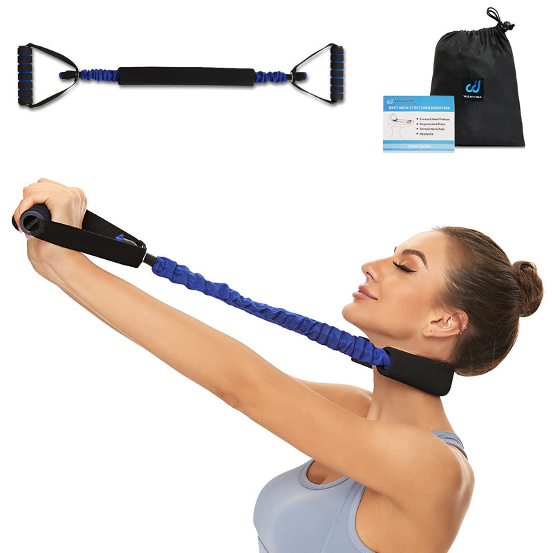 Neck Stretcher Exerciser, Cervical Traction Device for Neck Pain Relief and Cervical Spine Alignment. Portable Neck Traction Exerciser for Home/Office, Neck and Shoulder Relaxer. (20-25 Pounds) 20-25 Pounds - BeesActive Australia