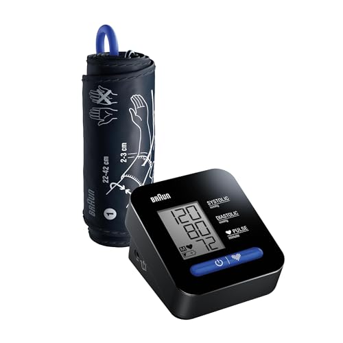 Braun ExactFit 1 Upper Arm Digital Blood Pressure Monitor Adjustable Cuff