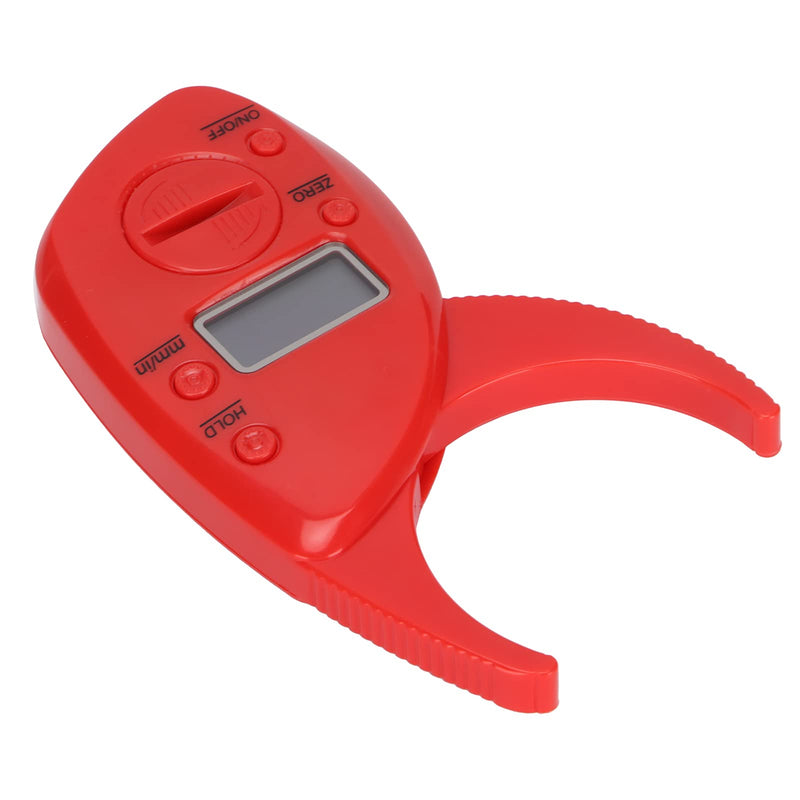 Body Fat Caliper, Accu Measure Fat Calipers Subcutaneous Fat Calipers Body Fat Measurement Device Fat Calipers for Trainers for Fitness Enthusiasts(red) - BeesActive Australia