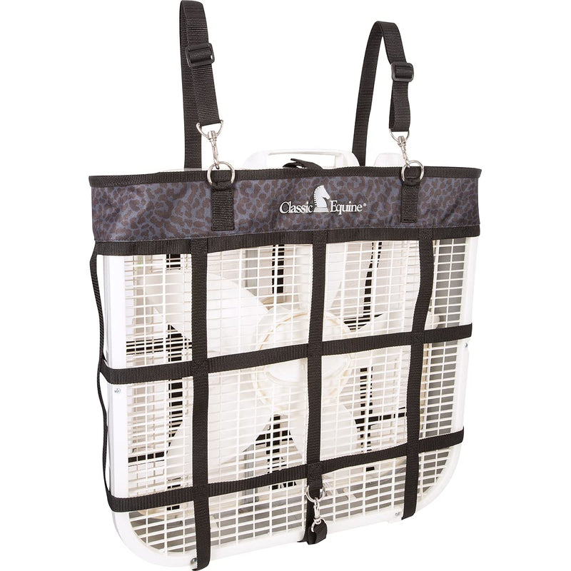 Classic Equine Box Fan Bag, Black Leopard - BeesActive Australia