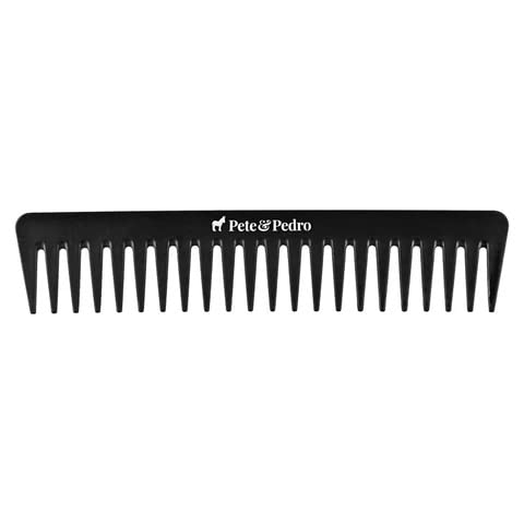Pete & Pedro Wide Tooth Comb - Detangling & Hairstyling For Men & Women | Eliminates Knots & Tangles, Great For Wet/Fragile/Long/Thick Hair Types | Anti-Static, Black | As Seen on Shark Tank g) Wide Tooth Comb - BeesActive Australia