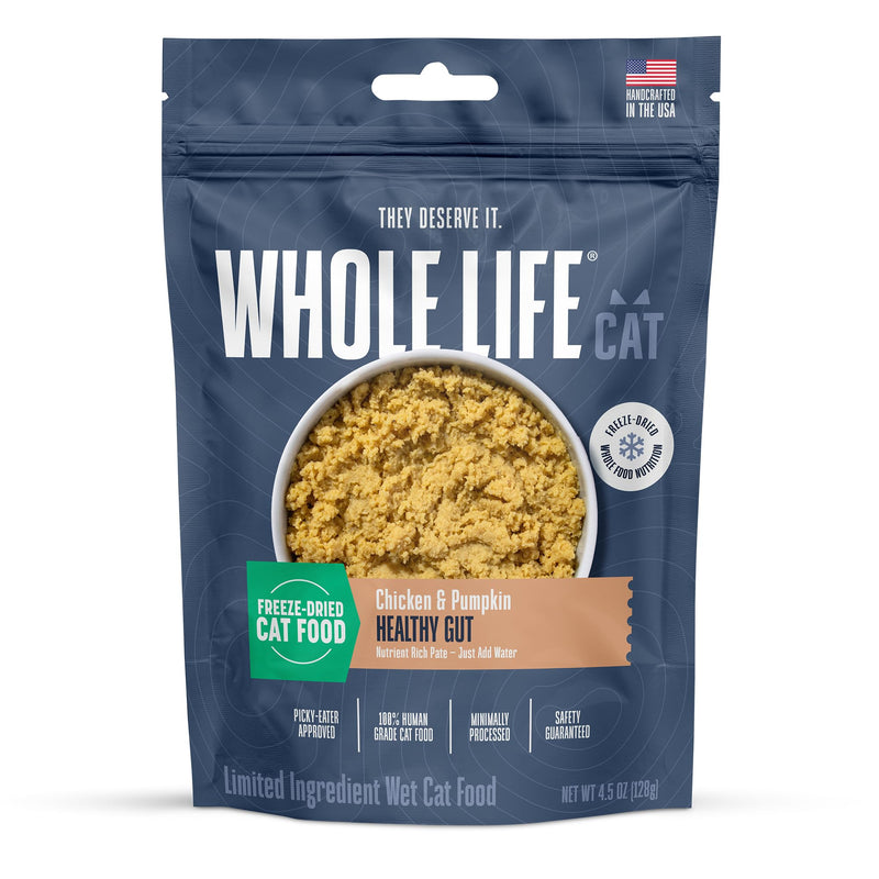 Whole Life Pet Healthy Gut Daily Cat Supplements, Cat Probiotics for Constipation Relief, Anti Diarrhea, Vomit Remedy & Digestive Support, Pumpkin Puree for Cats, Cat Health Supplies - 30-Day Supply Gut Health - BeesActive Australia