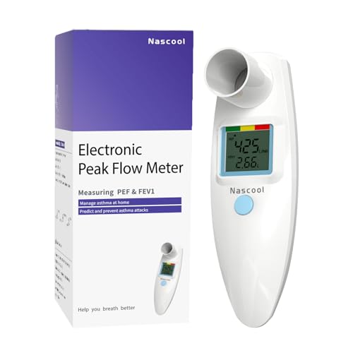 Nascool Peak Flow Meter for Adults & Kids Hand-held size