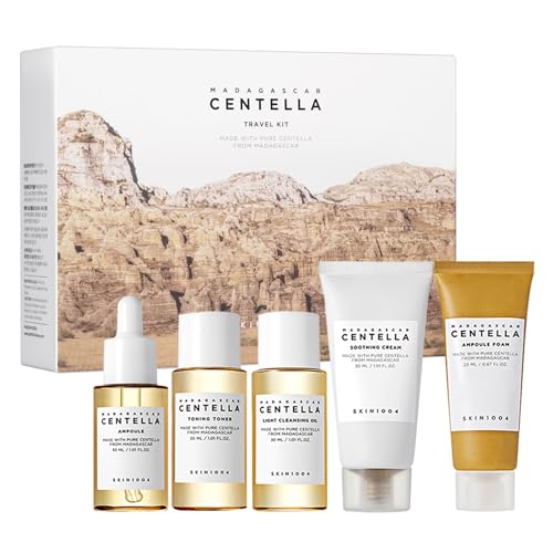 SKIN1004 Centella Travel Kit, Korean Skin Care Set of 5, Travel Size