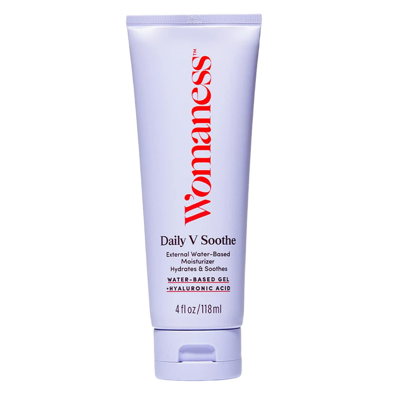 Womaness Daily V Soothe External Gel Moisturizer - Hyaluronic Acid Moisturizer for Everyday Dryness - Silicone Free, Non-Irritating Down There Water Gel Moisturizer - Estrogen & Hormone Free (4oz) - BeesActive Australia