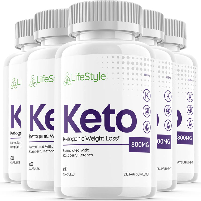 (5 Pack) Lifestyle Keto Pills Life Style Shark Ketogenic Tank (300 Capsules) - BeesActive Australia