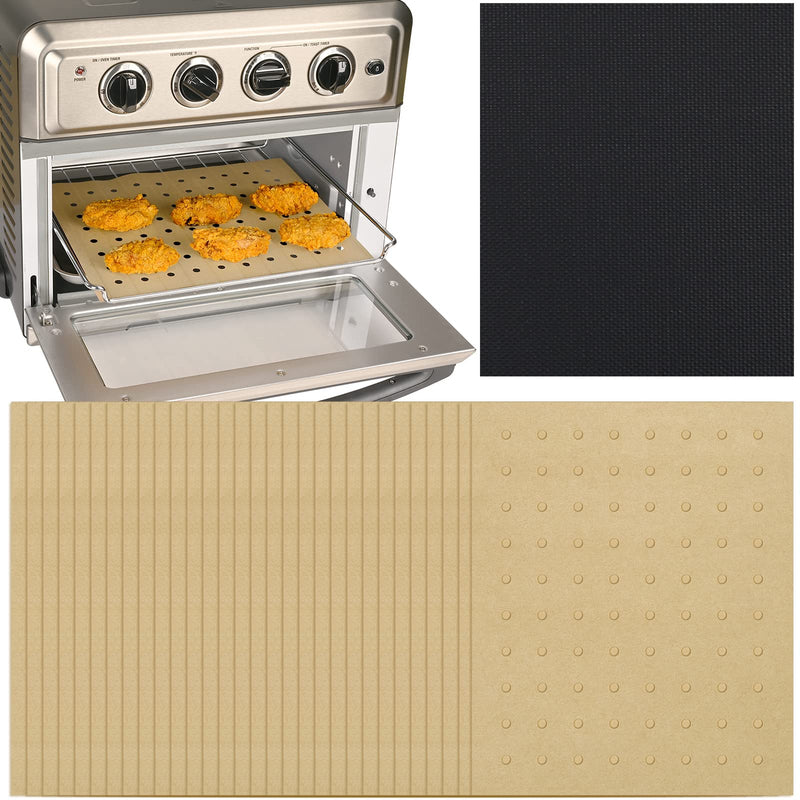 WMKGG 100 PCS Air Fryer Oven Liners, 13 x 12 inch Perforated Rectangular Air Fryer Parchment Paper Disposable Liners for Ninja Foodi Air Fryer, XL Air Fryer, Cuisinart, Breville Toaster Oven Rectangular 12*13 "-100 PCS - BeesActive Australia