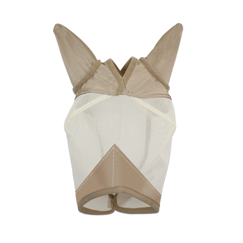 ECP Equine Comfort Products Horse Fly Mask with Ears and Adjustable Strap Beige - BeesActive Australia