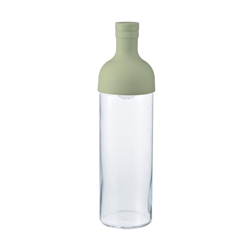 Hario FIB-75-SG Filter-In Bottle, Practical Capacity: 25.4 fl oz (750 ml), Smoky Green, Made in Japan 750ml Unit - BeesActive Australia