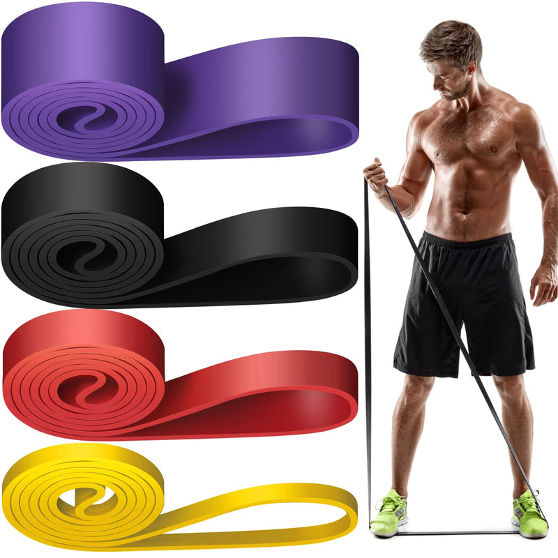 Alllvocles Resistance Band, Pull Up Bands, Pull Up Assistance Bands, Workout Bands, Exercise Bands, Resistance Bands Set for Legs, Working Out, Muscle Training, Physical Therapy, Shape Body, Men Women 0.3-1.3in - BeesActive Australia