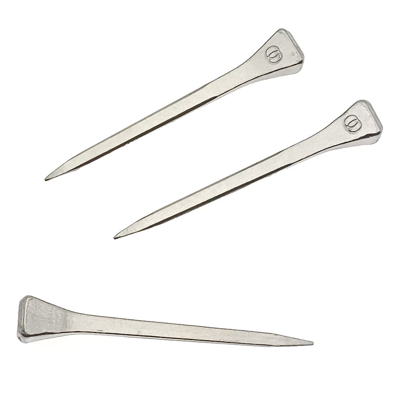 50 Pcs E6 2.1inch/54mm Horseshoe Nails Steel Horseshoe Tools for Horse Training Equestrian Sports(Silver) - BeesActive Australia