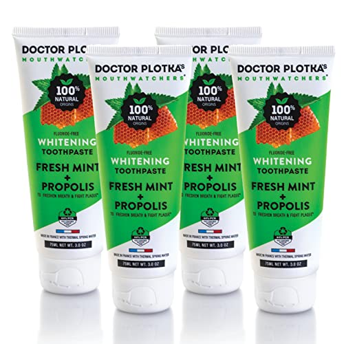 Mouthwatchers Fluoride Free Hydroxyapatite Toothpaste, Mint, 4-Pack, 3 oz 3 Ounce (Pack of 4)