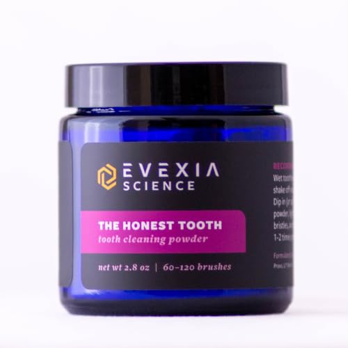 The Honest Tooth - Natural Tooth Cleaning Powder | Enamel-Friendly Baking Soda Formula | Whitens & Brightens Smile | SLS-Free, Plant-Based Oral Care, 2.8 oz