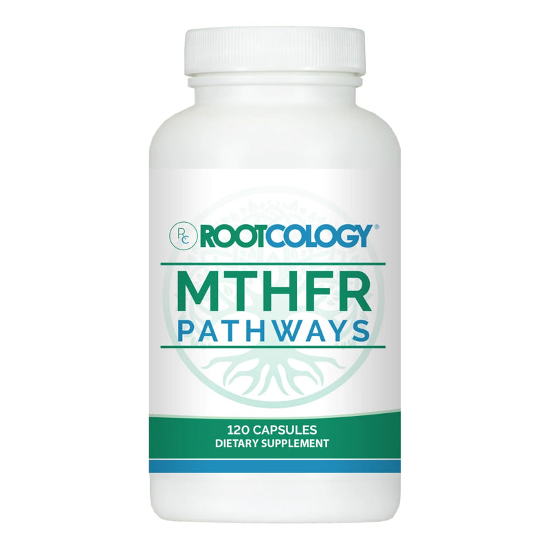 Rootcology by Dr. Izabella Wentz | MTHFR Pathways | Methylation Support with Vitamin B6, B12 & Folate | Supports Immunity, Energy & Brain Health | 120 Capsules