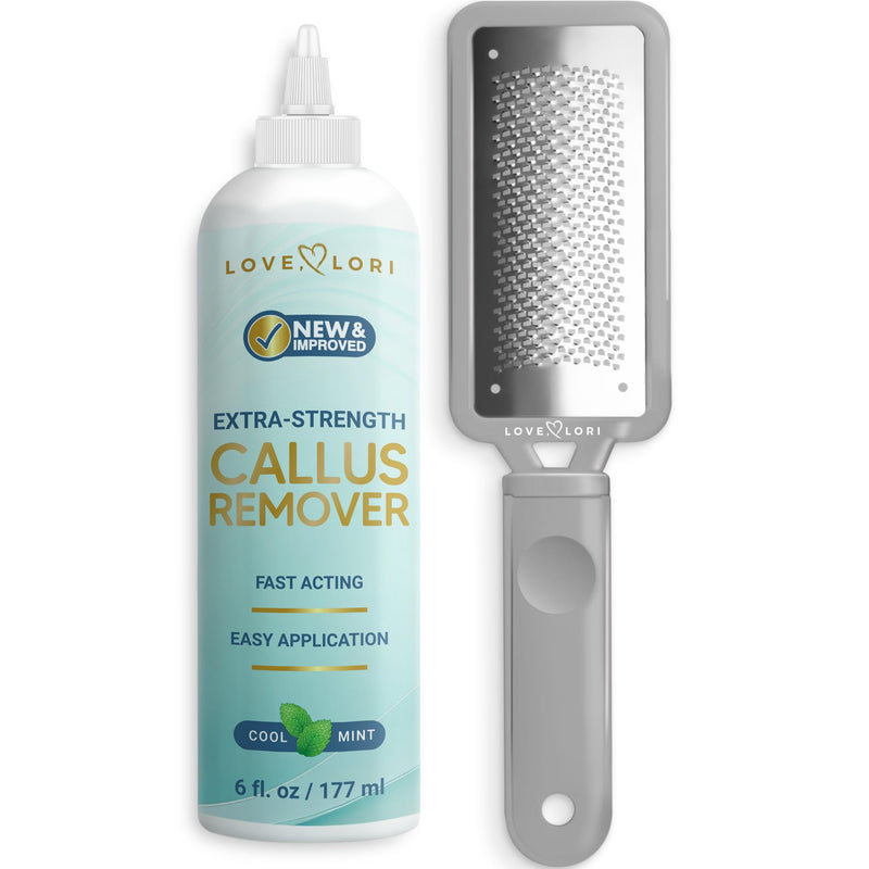 Foot Callus Remover Kit - Foot File & Callus Gel Feet Scrubber Dead Skin Scraper Bundle, 6oz - BeesActive Australia