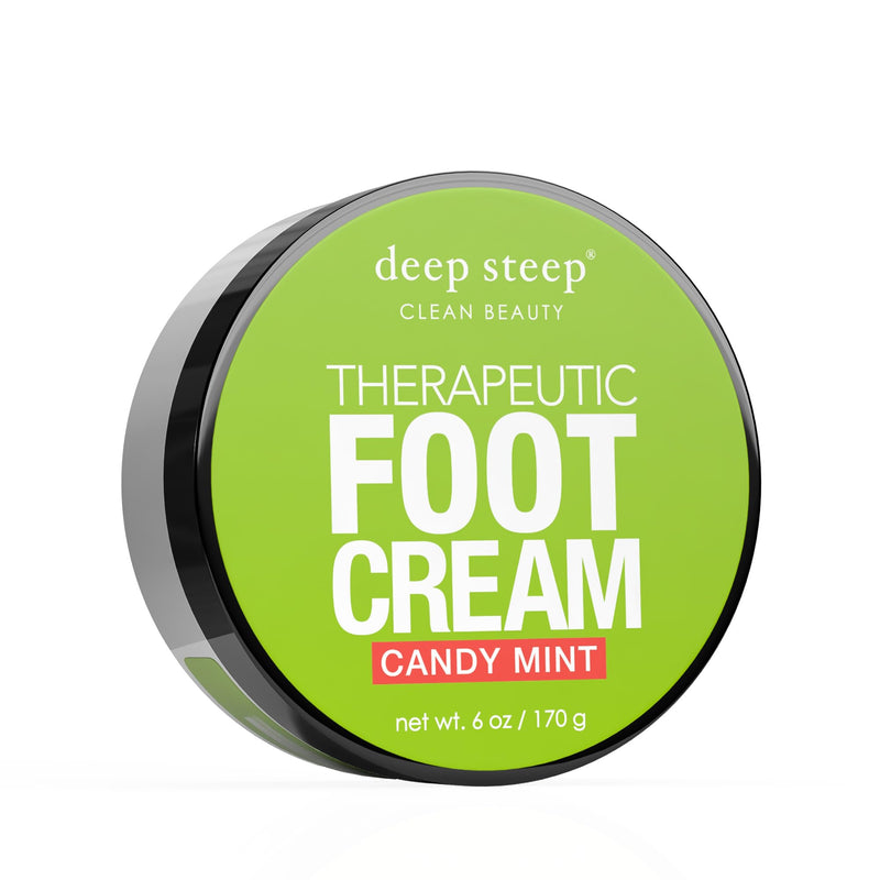 Deep Steep Candy Mint Foot Cream, 6oz 6 Ounce (Pack of 1) - BeesActive Australia