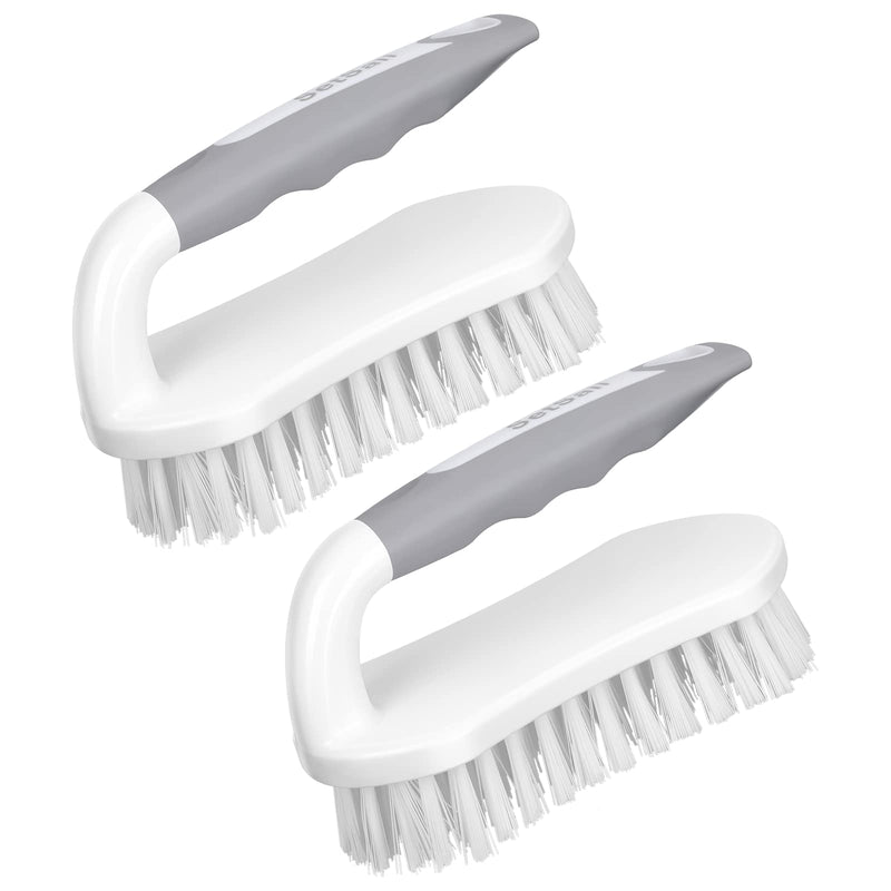SetSail Scrub Brush, Heavy-Duty Scrub Brushes for Cleaning with Stiff Bristles Cleaning Brush for Shower, Bathroom, Carpet, Kitchen and Bathtub Scrubber - 2 Pack 2-pack - BeesActive Australia