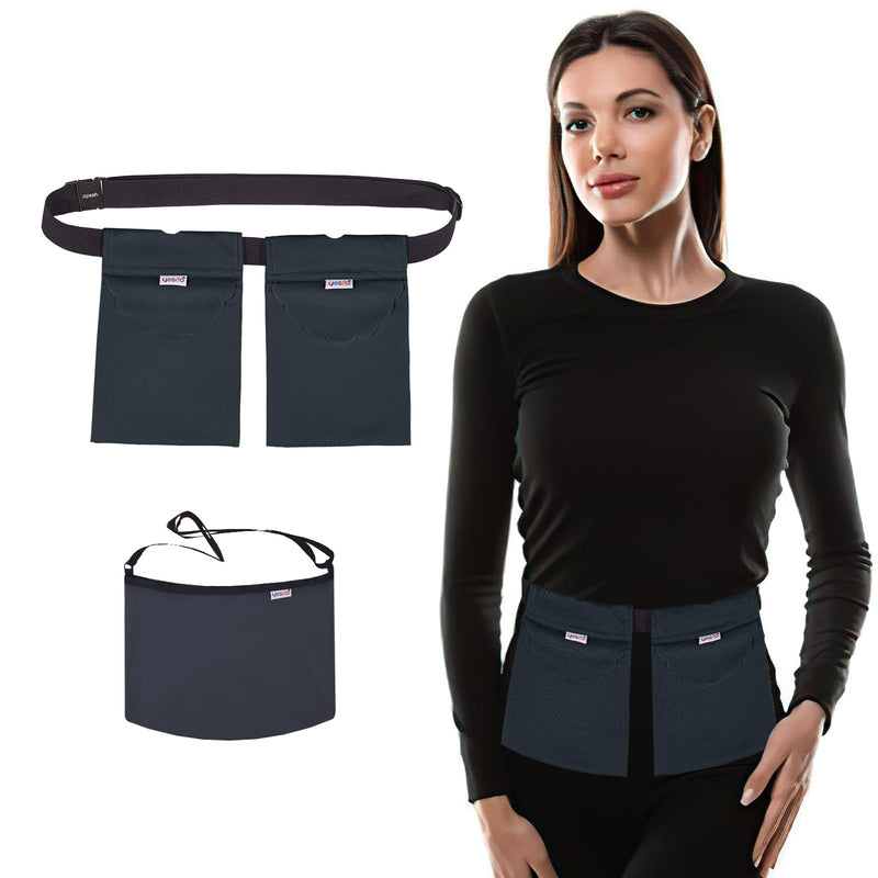 Mastectomy drainage pouch and Shower pouch for Post Mastectomy Support (Dark gray) Dark gray