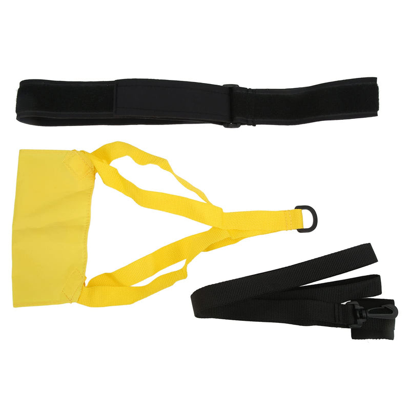 Swim Training Parachute Belt, Coated Nylon Water Resistance Drag Equipment, Lightweight Strength Exercise Gear for Athletes