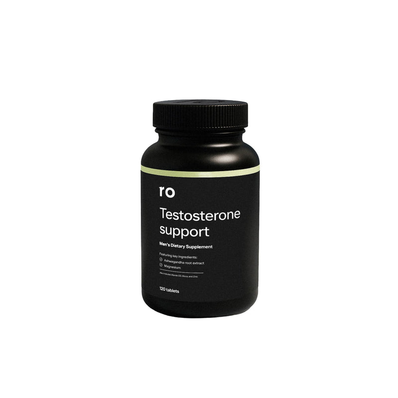 Ro Testosterone Support for Men, 120 Tablets | Daily Nutritional Supplement, Ashwagandha to Support Healthy Testosterone Levels, Magnesium to Promote Muscular Health 120 Count (Pack of 1)