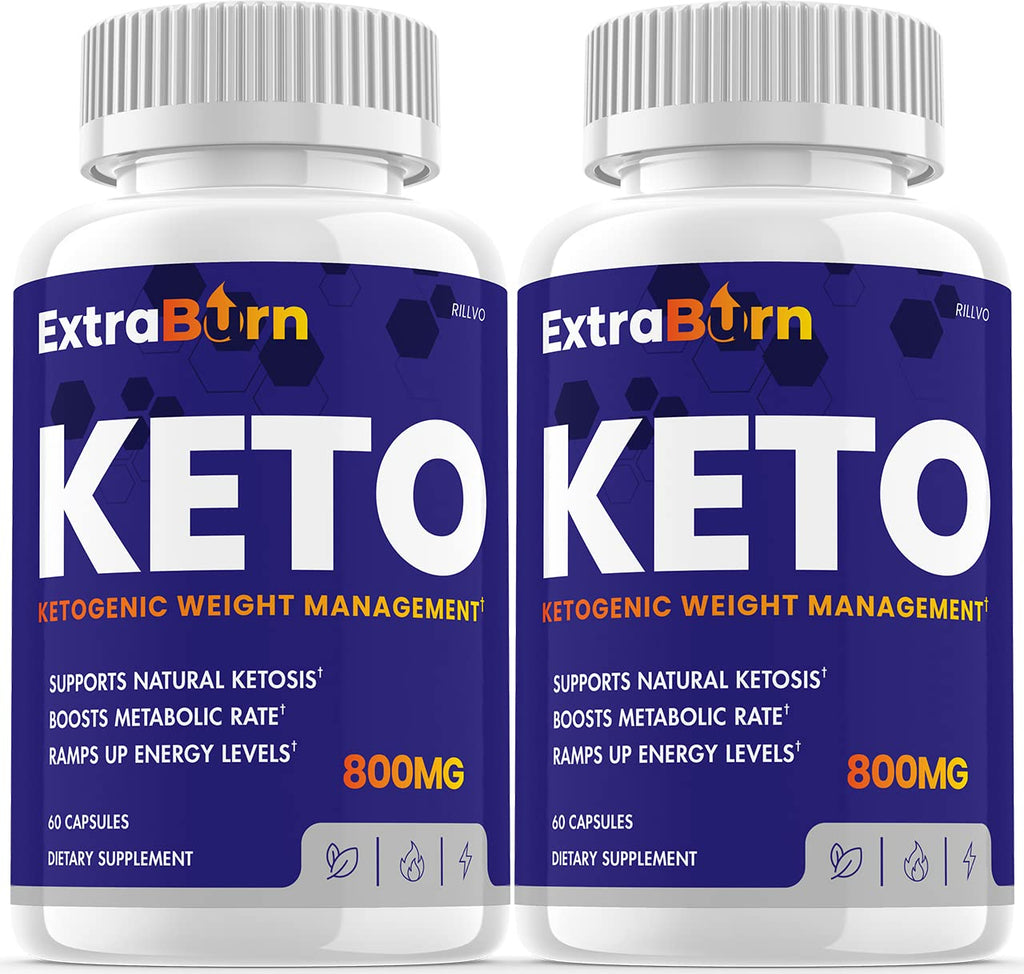 (2 Pack) Extra Burn Keto Pills, Advanced Ketogenic Formula (120 Capsules) - BeesActive Australia