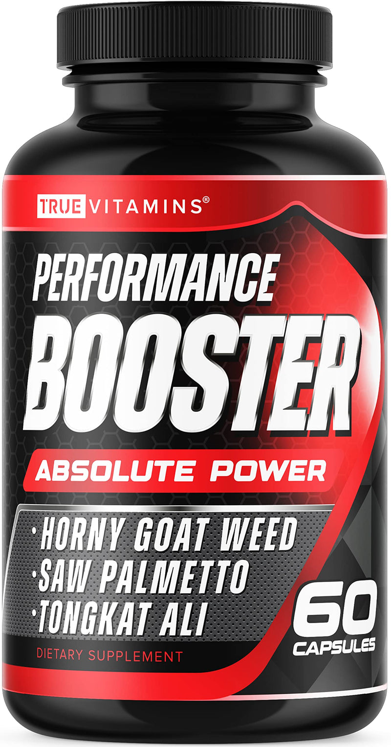 Testosterone Booster for Men - Male Enhancing Performance Supplement | Muscle Growth, Energy, Endurance, Strength, Recovery Support - Helps Improve Fast Acting Blood Flow & General Wellness - 60ct