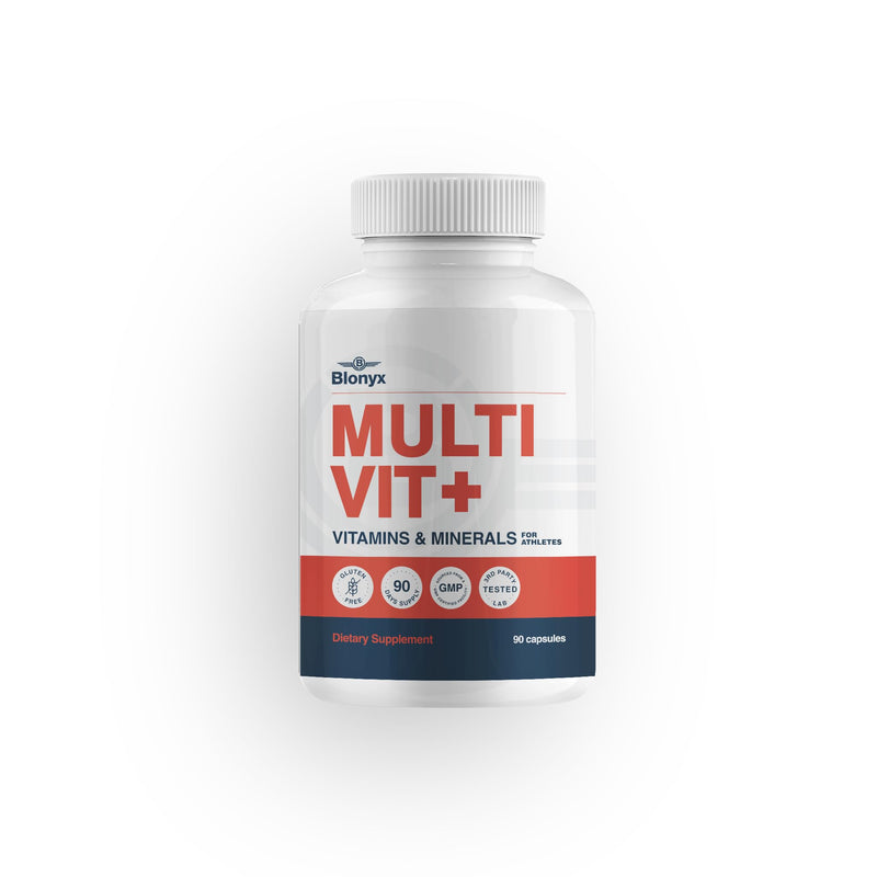 Multivit+ Athlete's Multivitamin - Whole Food-Sourced Nutrients, Supports Performance & Muscle Health, 90 Day Supply